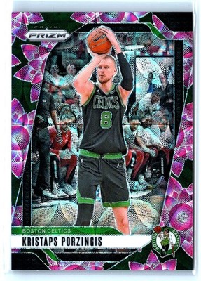 2024-25 Panini Prizm #114 Kristaps Porzingis Prizms Lotus Flower #/18