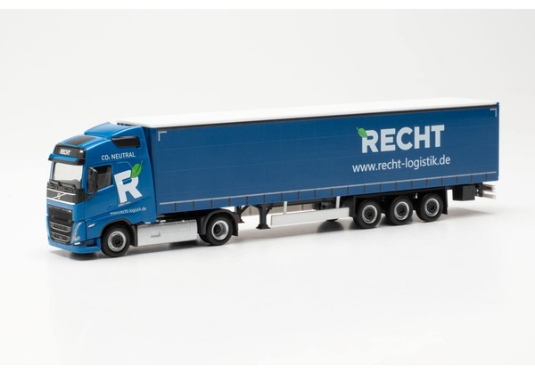Herpa 954891 Volvo Fh Gl 2020 Gardinenplanen-Sattelzug Recht Logistik-image