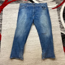 Vintage Polo Ralph Lauren Pants Mens 44B Big Blue Jeans Denim Pocket Prep 44x30