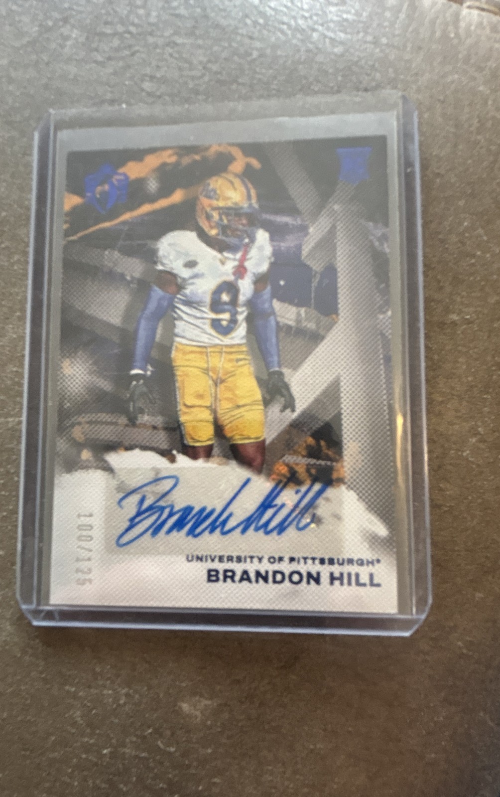 Brandon Hill Panini Chronicles Draft Picks Gridiron Kings Rookie Autographs #GKBHI Blue