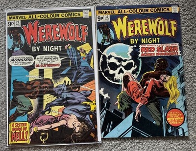 Marvel Comics Werewolf By Night Joblot Bundle X2 #29 #30
