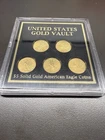 United States Mint American Eagle $5 2012 Solid Gold Coins Lot of 5 1/10 oz Each