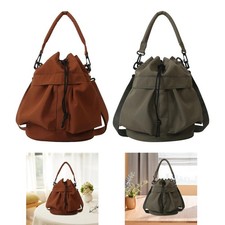 Borsa a tracolla con coulisse Borsa a secchiello da donna per lo shopping