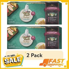 2 pack Purina Fancy Feast Medleys Food Wet Cat Food, Florentine Collection 3oz