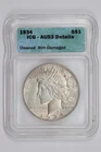 1934 PEACE DOLLAR ICG AU53 DETAILS