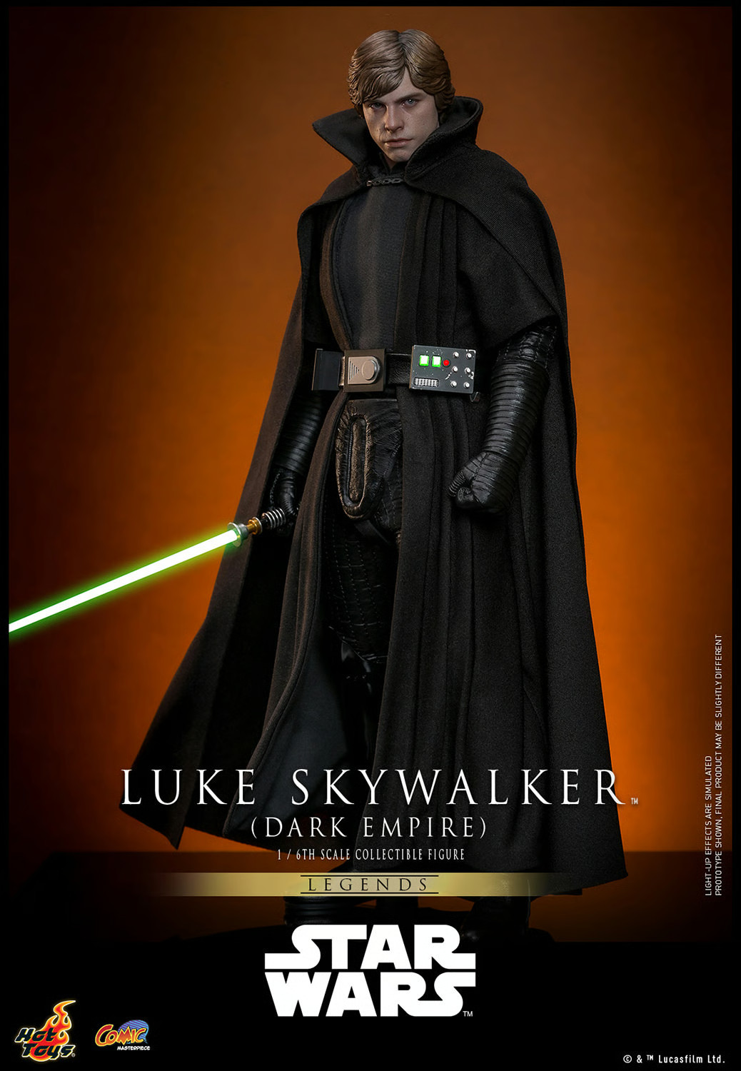 SIDESHOW - LUKE SKYWALKER - DARK EMPIRE 1/6 SCALE FIGURE NIB