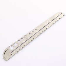 26.3CM Multifunctional Stainless Steel Ruler Scale Tool Compass Protractor