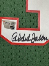 Kareem Abdul-Jabbar Signed Auto Mitchell & Ness Jersey Bucks Green  Fanatics
