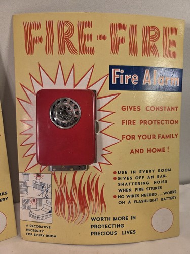 Vintage 1950's Canton Son Fire Alarm Store Display - Picture 3 of 8