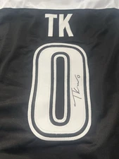 Taylen Kinney Signed RWE OTE Custom Jersey Auto Overtime Elite Six Seven COA