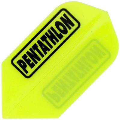 Pentathlon Slim Fluro Yellow Dart Flights