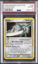 2005 POKEMON EX DEOXYS GOLD STAR #106 LATIOS-HOLO PSA 6
