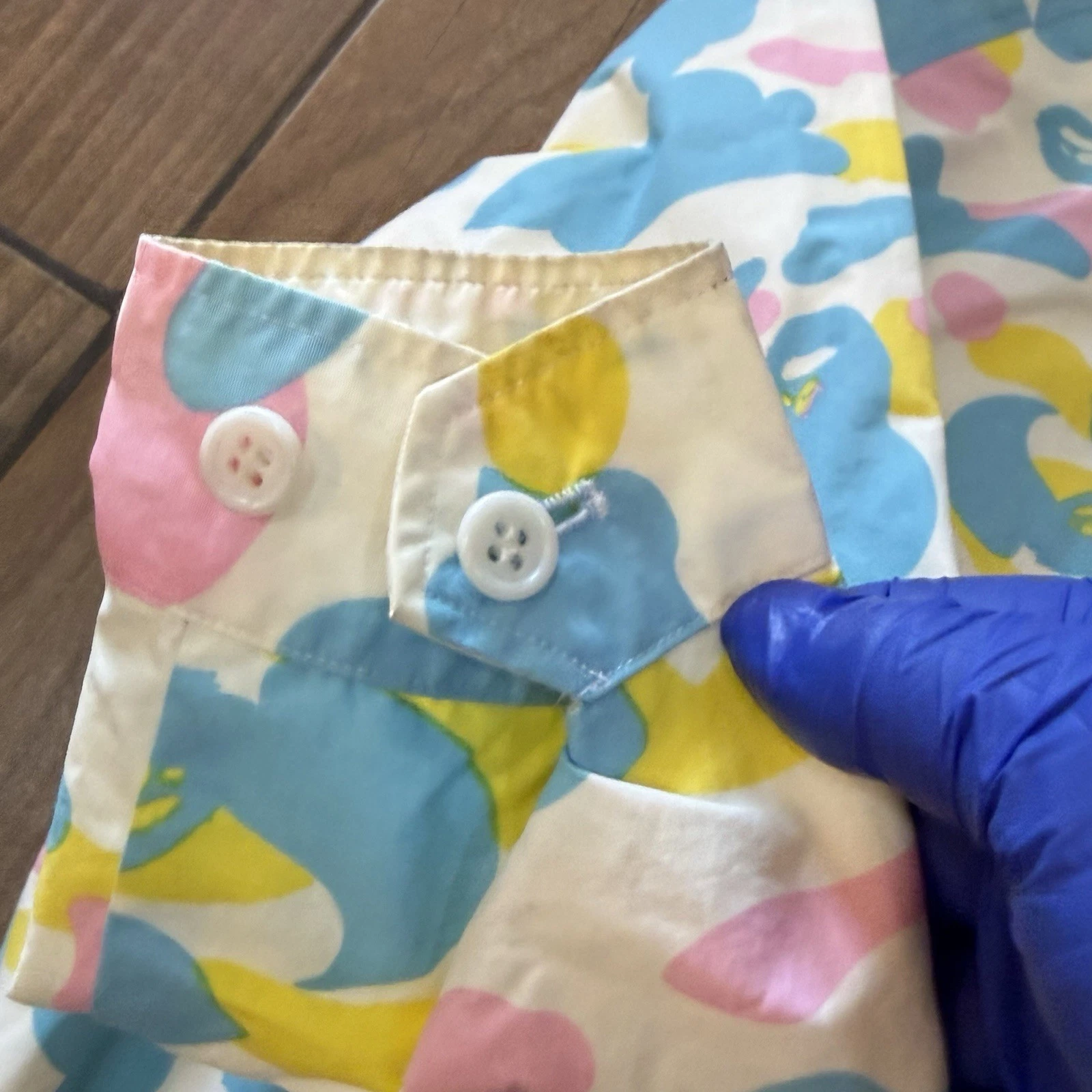 Bape Bathing Ape Cotton Candy Camo Reversable Jacket Size Tall 100% Nylon - product detail image 19