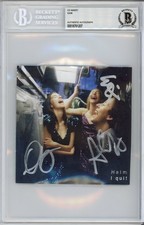 HAIM BAND SIGNED Amazing I Quit Album Cover Art Card BAS Beckett COA Autograph