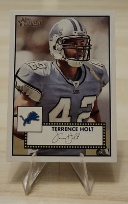 Terrence Holt 2006 Topps Heritage Football Detroit Lions #98