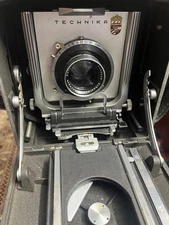 Linhof Technika III 4x5 field camera view w/ schneider angulon 90mm f6.8