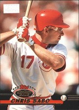 1993 Topps Stadium Club First 1st Day Issue Production #286 Chris Sabo Reds
