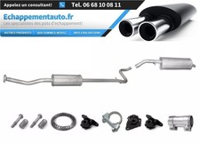 Auspuff Satz Citroen C2 1.4 (2003-2010) Hintere Komplett Montagesatz