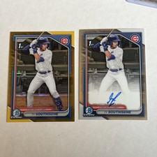 2024 Bowman Chrome Ty Southisene True Gold Refractor /50 + Base Auto Rookie