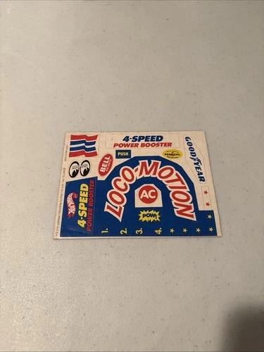 Extremely Rare! Vintage 1975 Mattel Hotwheels Sticker Pack NOS