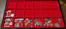 Lot Of 36 Ih International Harvester Tractor Employee Service Pin Award Case 