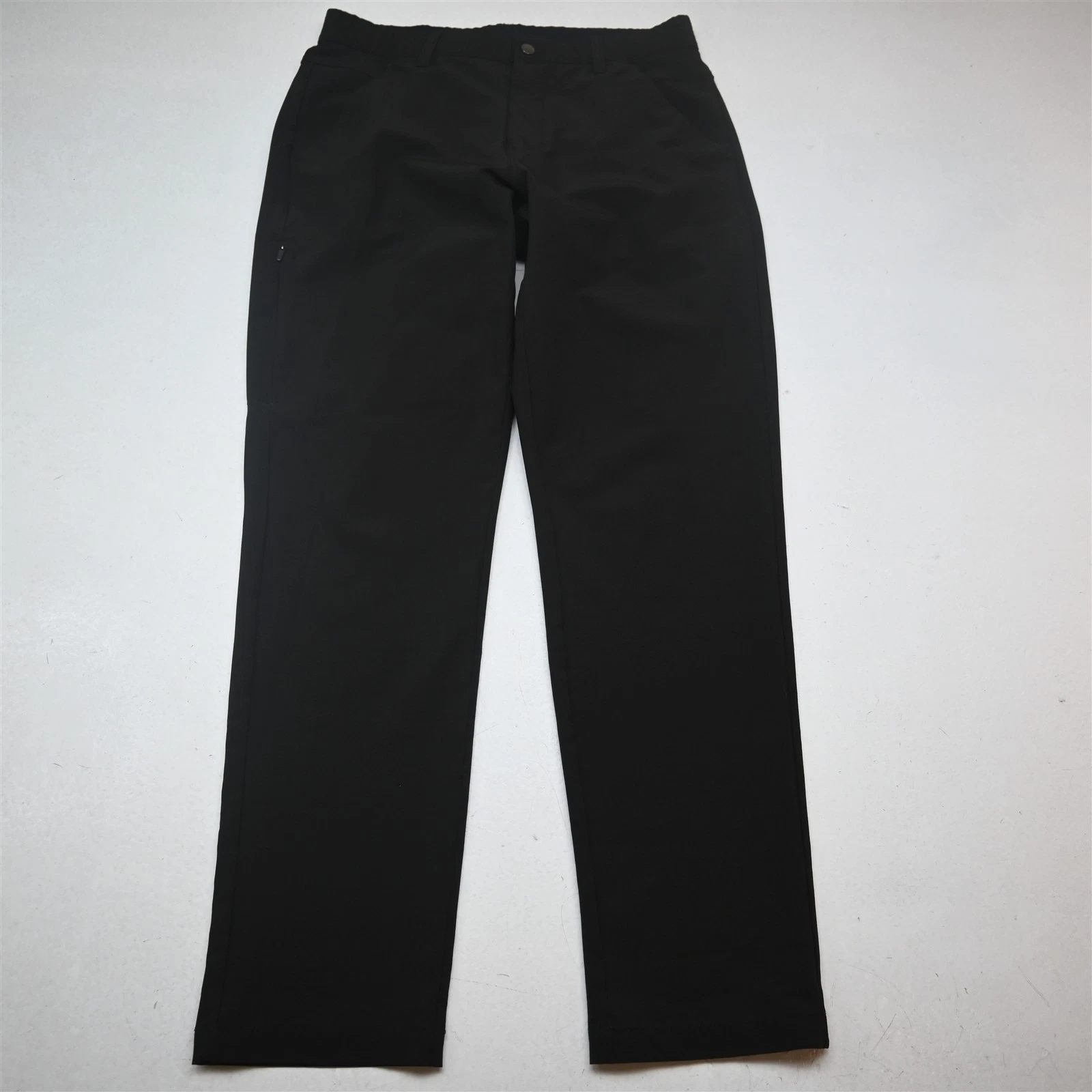 BYLT 33x30 Black Softshell Kinetic Stretch Athleisure Tapered Slim Mens Pants