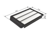 Luftfilter Bosch F 026 400 419 FüR Oe 13780 57L00 000 - 13780-57L00