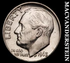 1963-D Silver Roosevelt Dime-Choice Gem BU Lustrous No Reserve #i3066