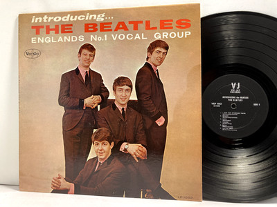 Introducing the Beatles LP - VeeJay LP 1062 - Tested VG Black LBLs 1964 OG Comma