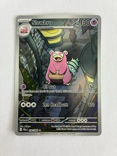 SLOWBRO 090/084 PITCH BLACK ILLUSTRATION RARE HOLO ENGLISH TCG 2026