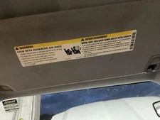 Driver Sun Visor Classic Style Fits 14-19 SIERRA 1500 PICKUP 5187928