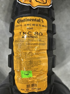 Continental - 120/70-19 - TKC80 Twinduro Front Dual Sport Tire TKC 80