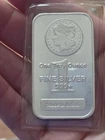 (1) One 1 oz. Highland Mint Silver Bar - Morgan Dollar Design .999
