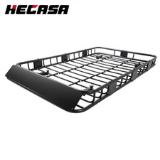 64" Roof Rack Cargo Top Luggage Storage Holder Carrier Basket Universal For SUV