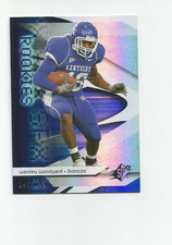 2008 SPX SILVER HOLOFOIL ROOKIES #131 WESLEY WOODYARD 242/299