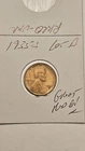 wheat penny 1935S RED CH BU 1935-S LOT #B LINCOLN CENT AU/CH UNC RED LUSTER