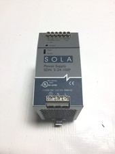 Sola SDN 5-24-100P Power Supply 24VDC 5A 115/230VAC 50/60Hz 1.0/2.2A