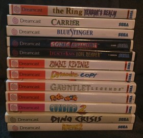 12 Dreamcast Case lot  (Custom)