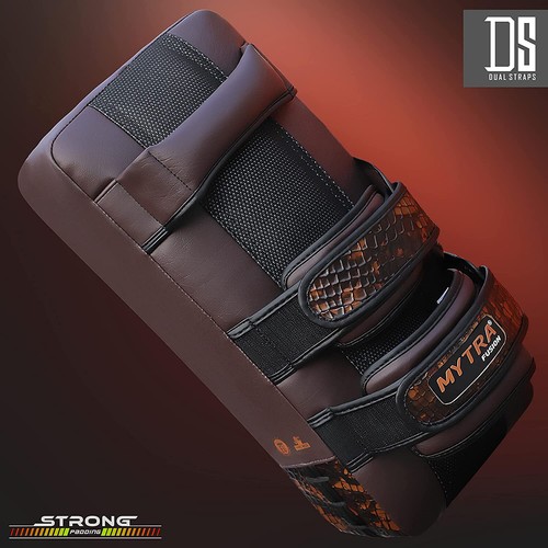 Almohadillas Mytra Fusion Muay Thai MMA almohadillas tailandesas almohadillas curvas de kickboxing artes X 1 - Imagen 4 de 7
