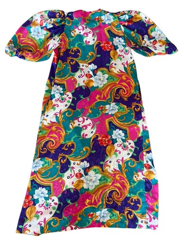 Vintage 70’s David Brown California Saks Fifth Dress / Caftan / Kaftan Sz Small - Picture 7 of 8