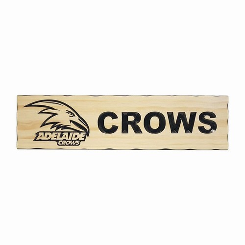 Adelaide Crows - Timber Sign - Bild 1 von 3