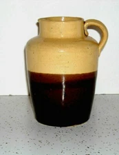 Early Yellow Ware Creamer/Syrup Pitcher Excellent Condition - Stoneware