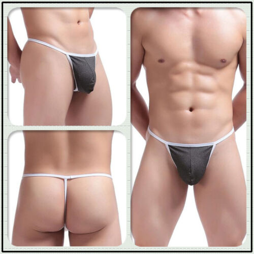 Herren T Back Etui T-Strings G-String Slips Unterwäsche Gay Bikini Unterhose Regenbogen - Bild 3 von 10