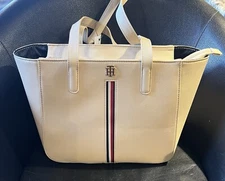 Tommy Hilfiger Large Tote Bag 12" x 10,6" x 5" Spacious Women's Handbag