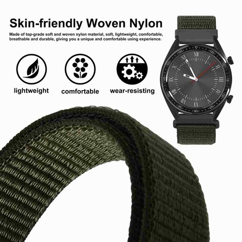 Correas de repuesto para reloj deportivo de nailon WOCCI 3 piezas 18 mm 20 mm 22 mm - Imagen 171 de 200