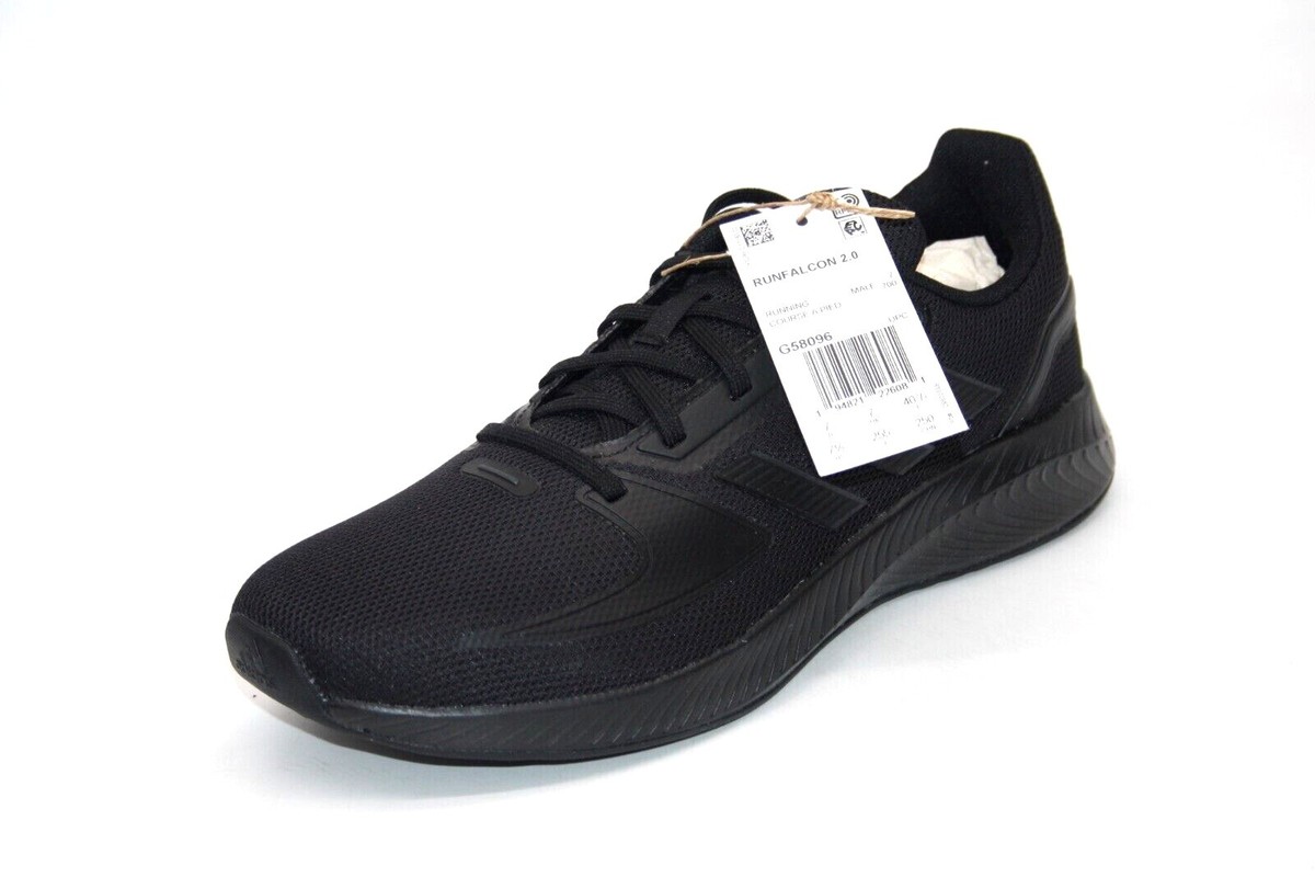 ADIDAS Men's Run Falcon Running Shoes G58096 TRIPLE BLACK