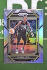 Jewell Loyd 2023 Panini Prizm WNBA Silver Holo Storm #43