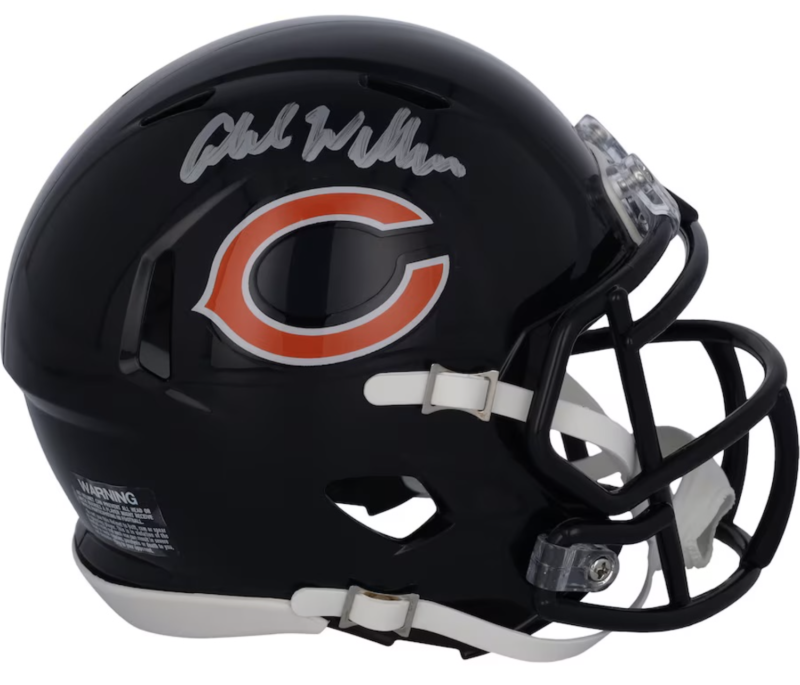 NFL ミニヘルメット　サイン入り　Chicago Bears Caleb Williams Autographed Chicago Bears Mini Speed Helmet