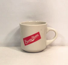 Ceramic 9oz Burma Shave Shaving Cup, Coffee Mug, Tea Cup. Textured Logo