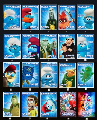 Smurf Movie July 18th 2025 Posters